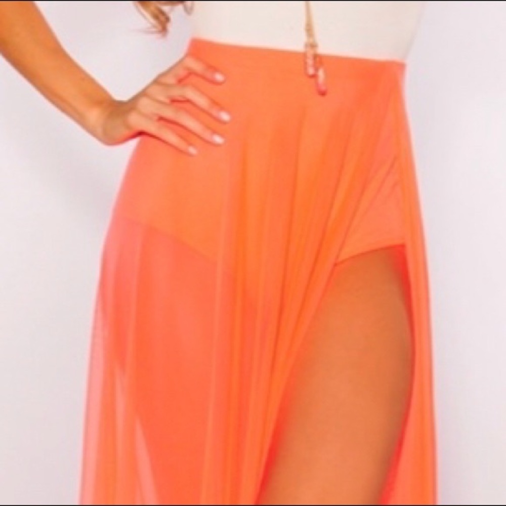 Kloset Envy Coral Bella Maxi Skirt  Orig. price$75